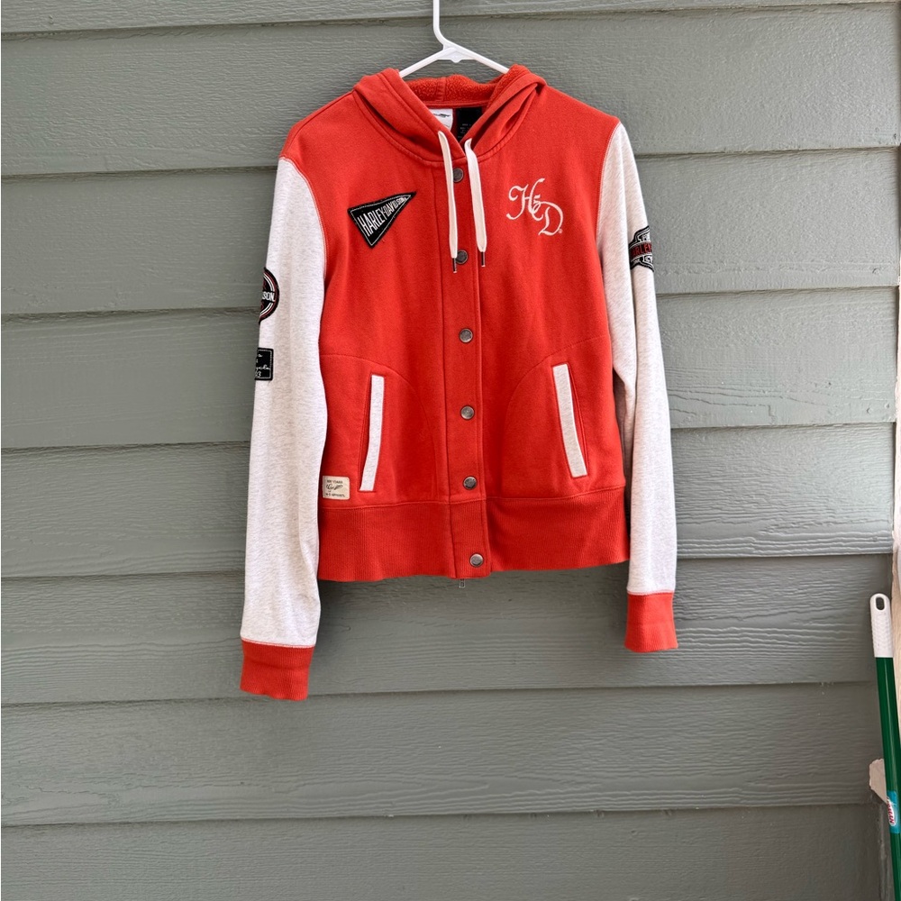 Harley-Davidson Orange Bomber jacket